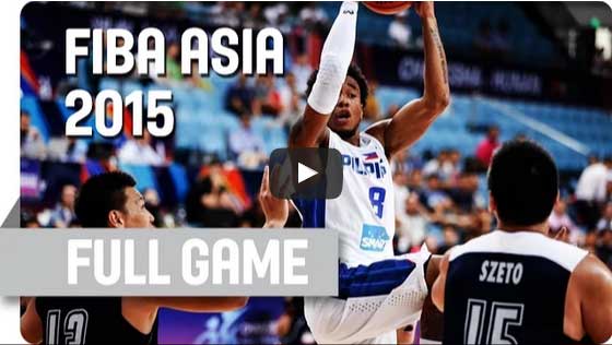 Philippines Vs Hong Kong FIBA Asia 2015 Full Game Video Gilas