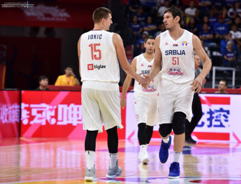 Boban Marjanovic and Nikola Jokic