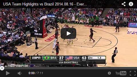 Team USA Vs Brazil Highlights Video - Gilas Pilipinas Basketball