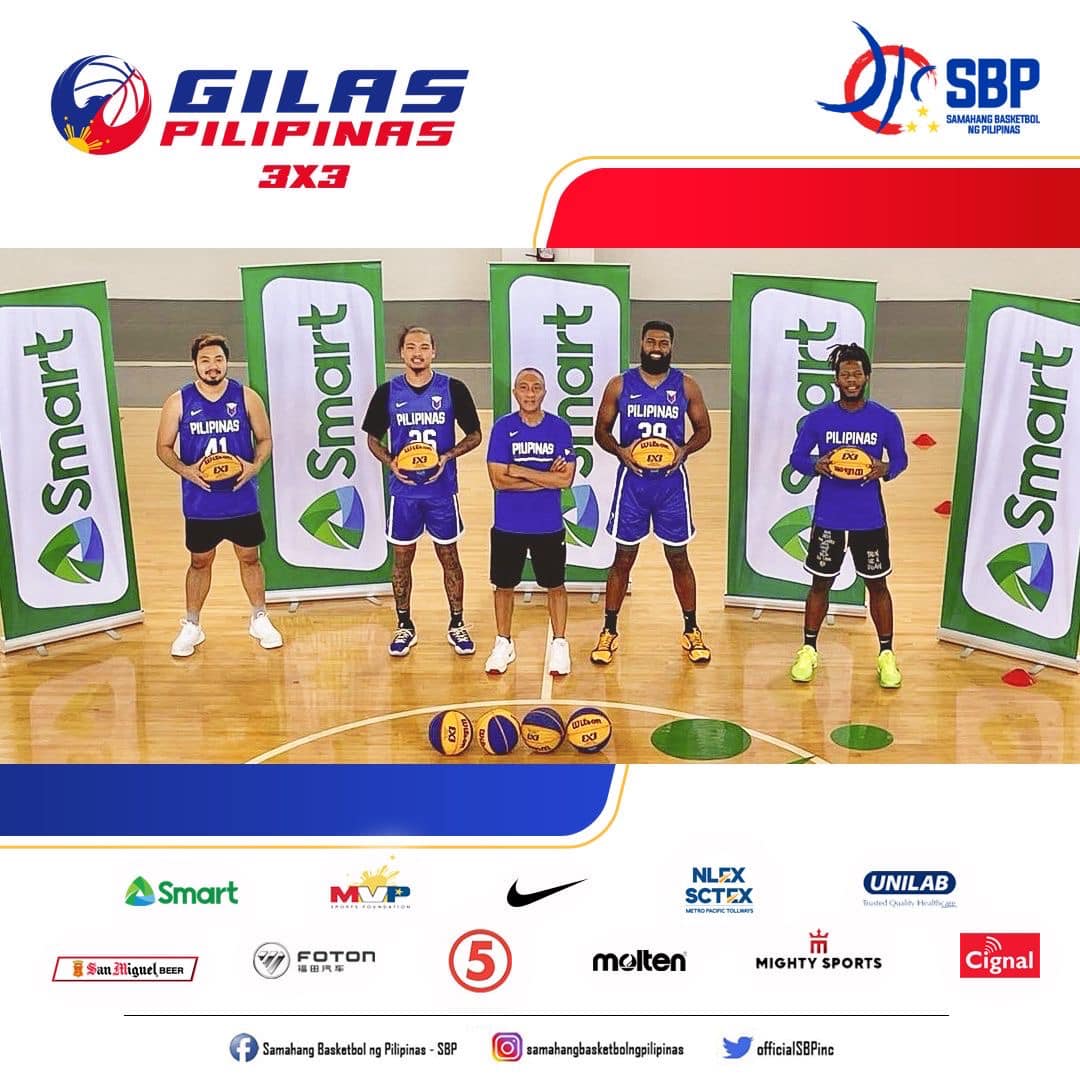 Gilas Pilipinas 3x3 Roster 2021 Fiba 3x3 Olympic Qualifying Tournament