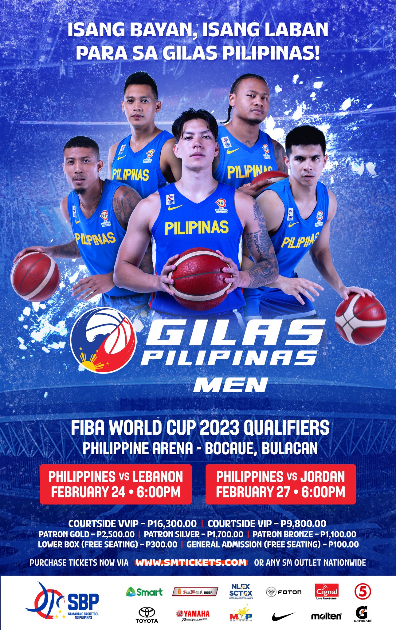 FIBA Asia Championship Smart Gilas Schedule - Gilas Pilipinas Basketball
